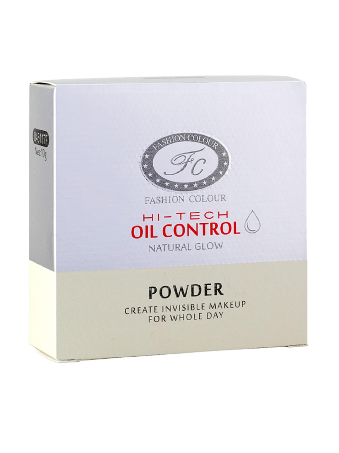 

Fashion Colour Hi-Tech Natural Glow Oil Control Compact Face Powder 10 g - Shade 04, Beige