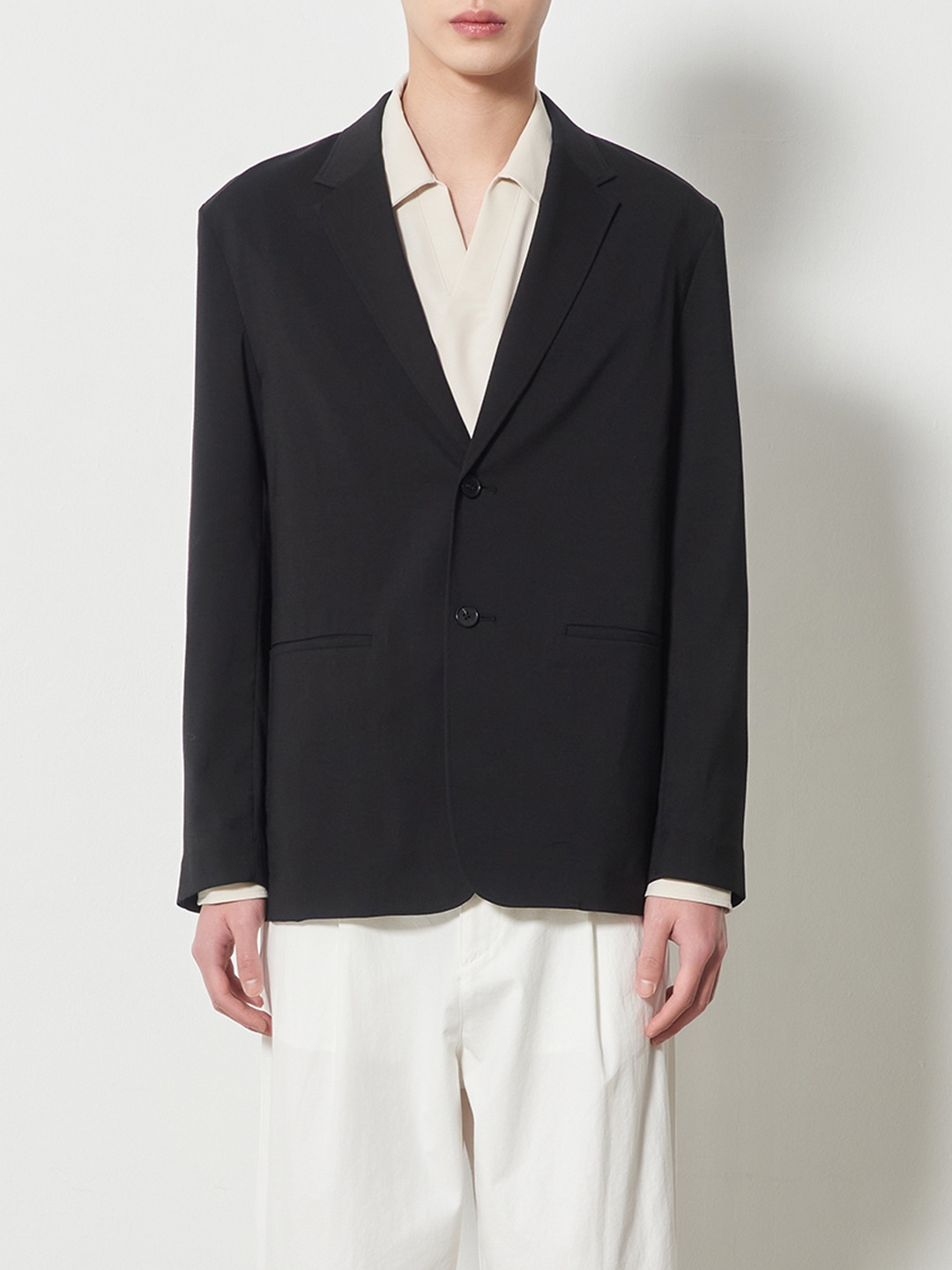 

8seconds Men Black Solid Regular Fit Casual Blazer