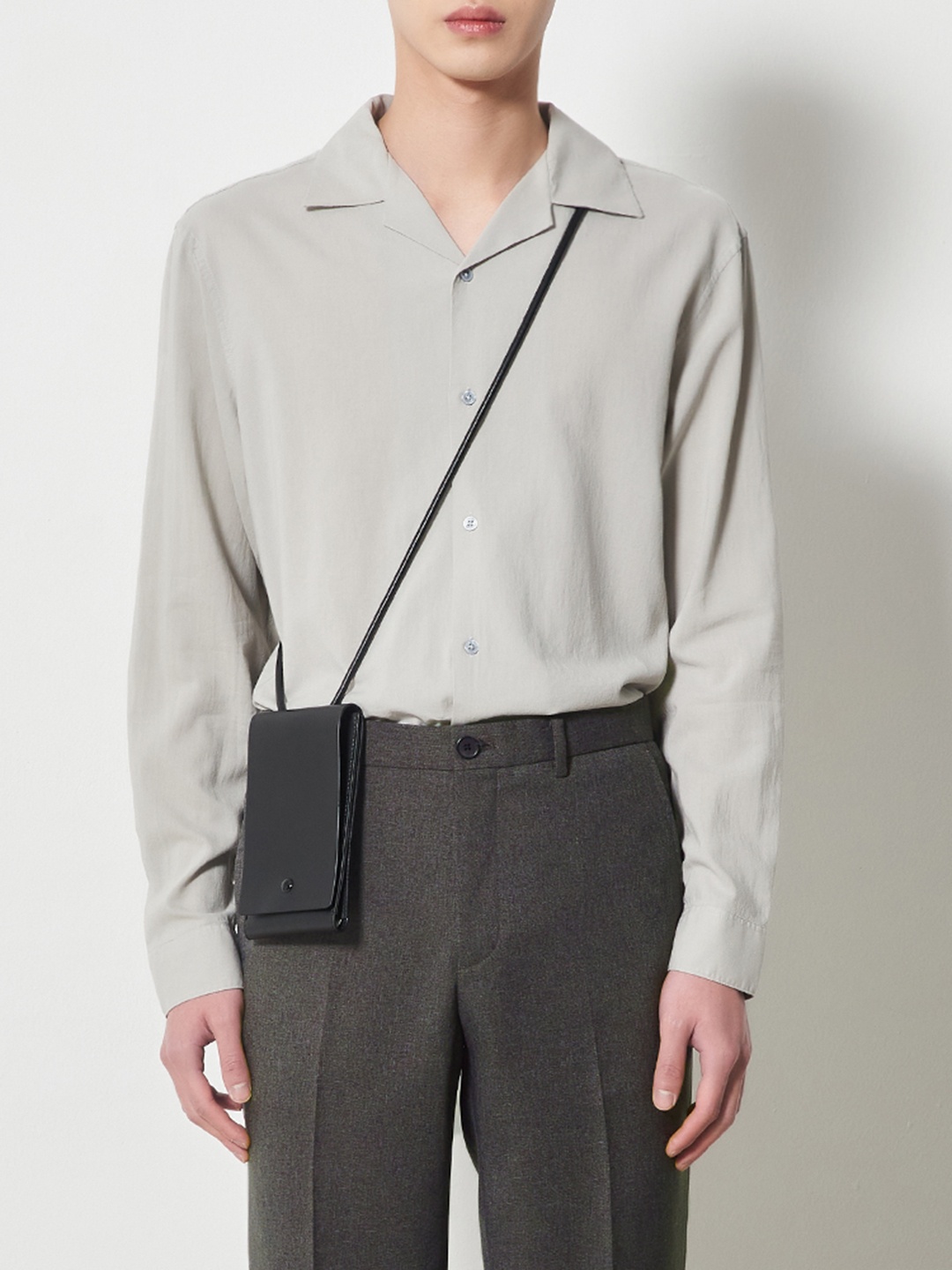 

8seconds Men Grey Solid Casual Shirt