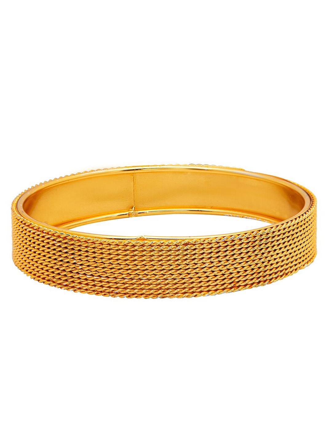 

Shining Jewel - By Shivansh Set Of 2 Gold-Plated Bangles