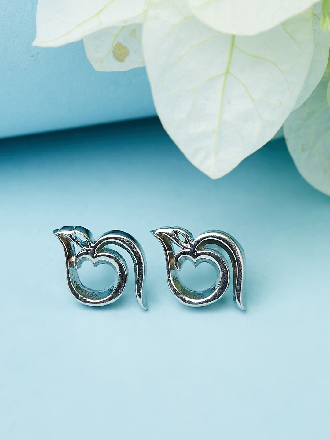 

Voylla Gold-Toned Contemporary Studs Earrings