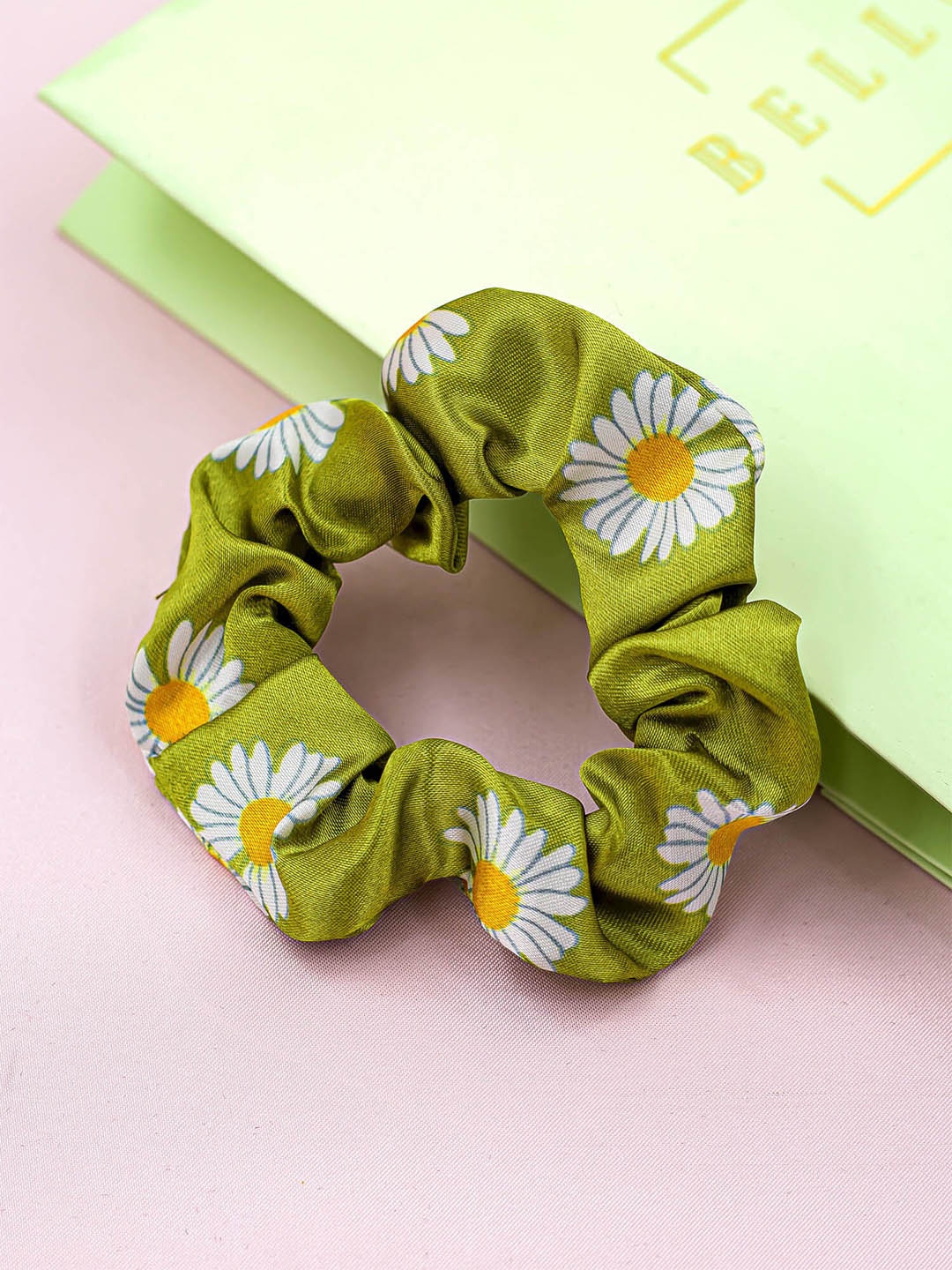 

Bellofox Women's Green & White Ponytail Holders