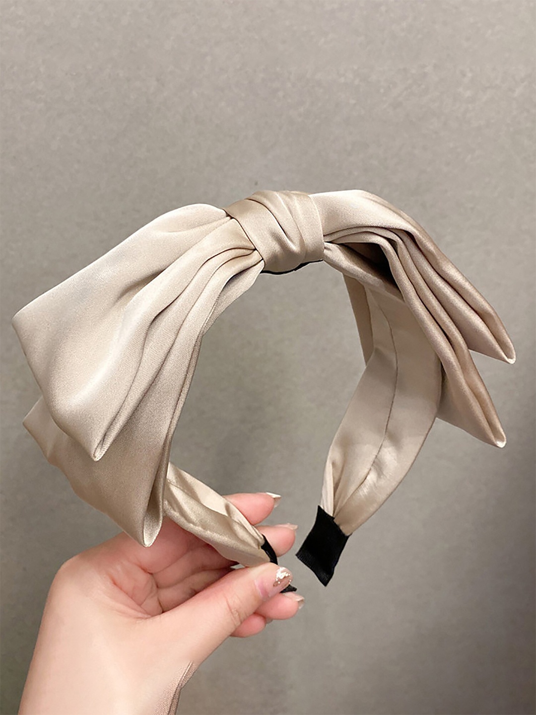 

Bellofox Women's Beige & Black Lace Hairband