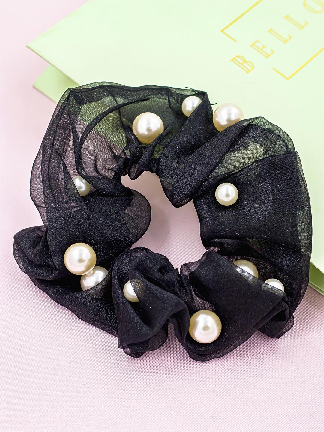 

Bellofox Women Black & White Ponytail Holders