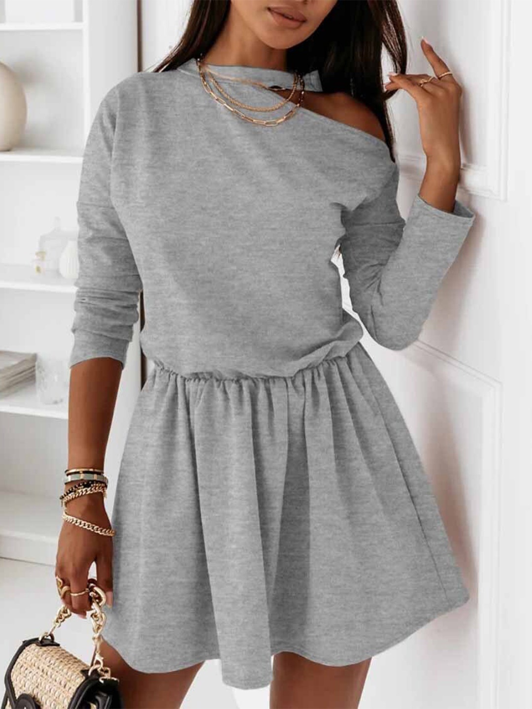 

BoStreet Grey Dress