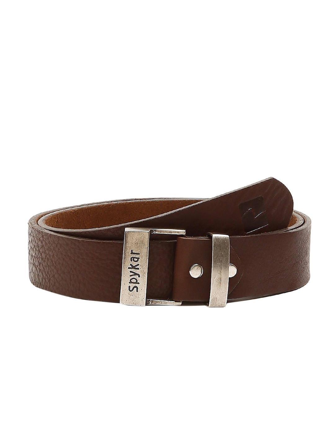 

SPYKAR Men Brown Leather Belt