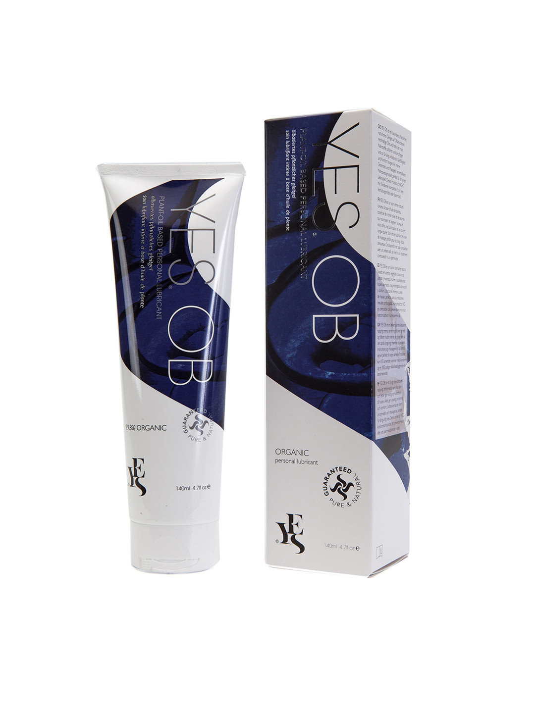 

YES OB Organic Oil Based Personal Lubricant 140ml, Transparent