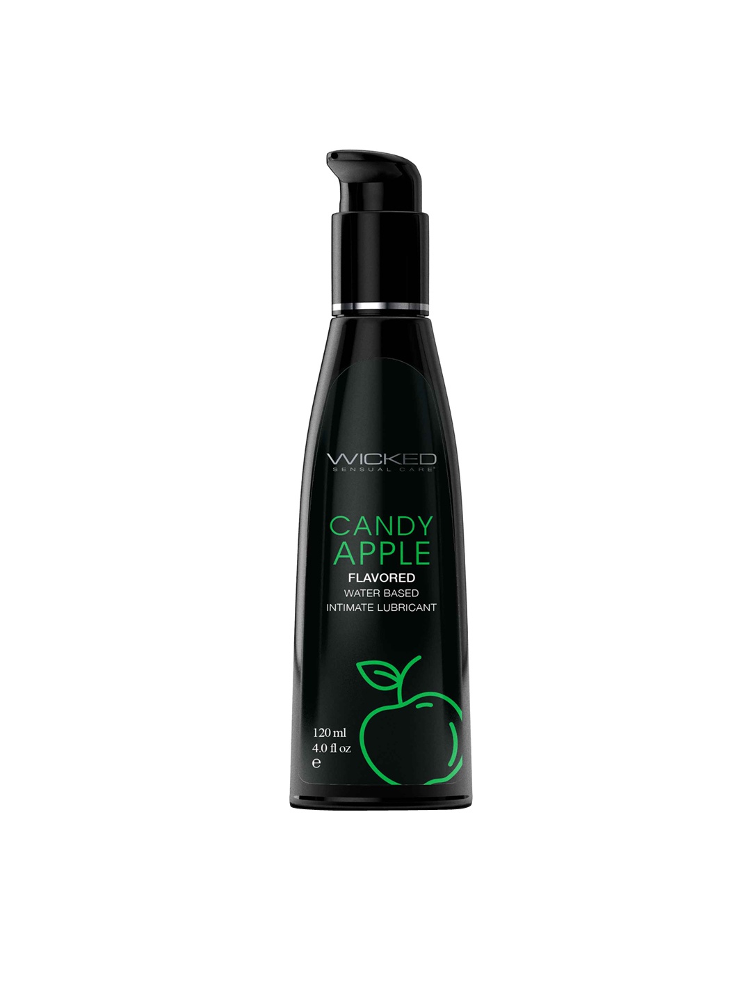 

WICKED SENSUAL CARE Wicked Aqua Candy Apple Flavoured Water Based Personal Lubricant 120ml, Transparent