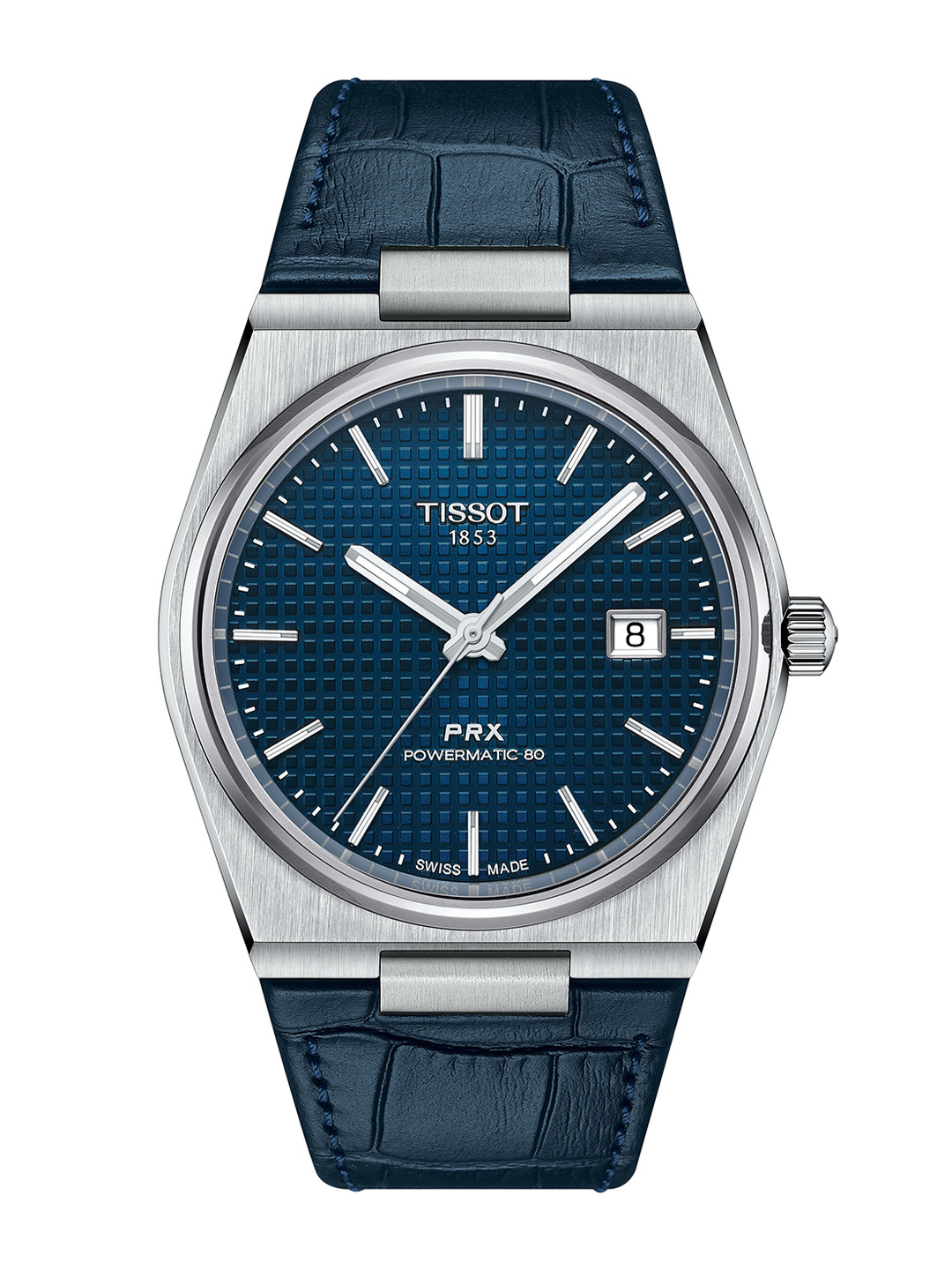 

TISSOT Men Blue Dial & Leather Textured Straps Analogue Automatic Motion Powered Watch T1374071604100