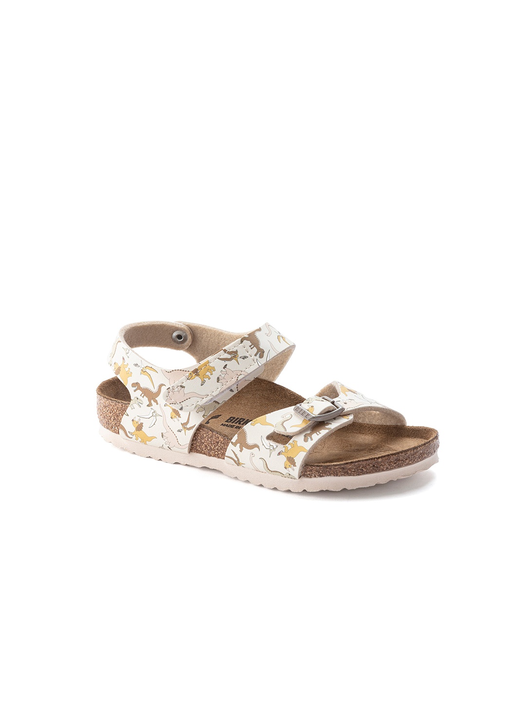 

Birkenstock Boys Regular Width Beige & White Colorado Comfort Sandals