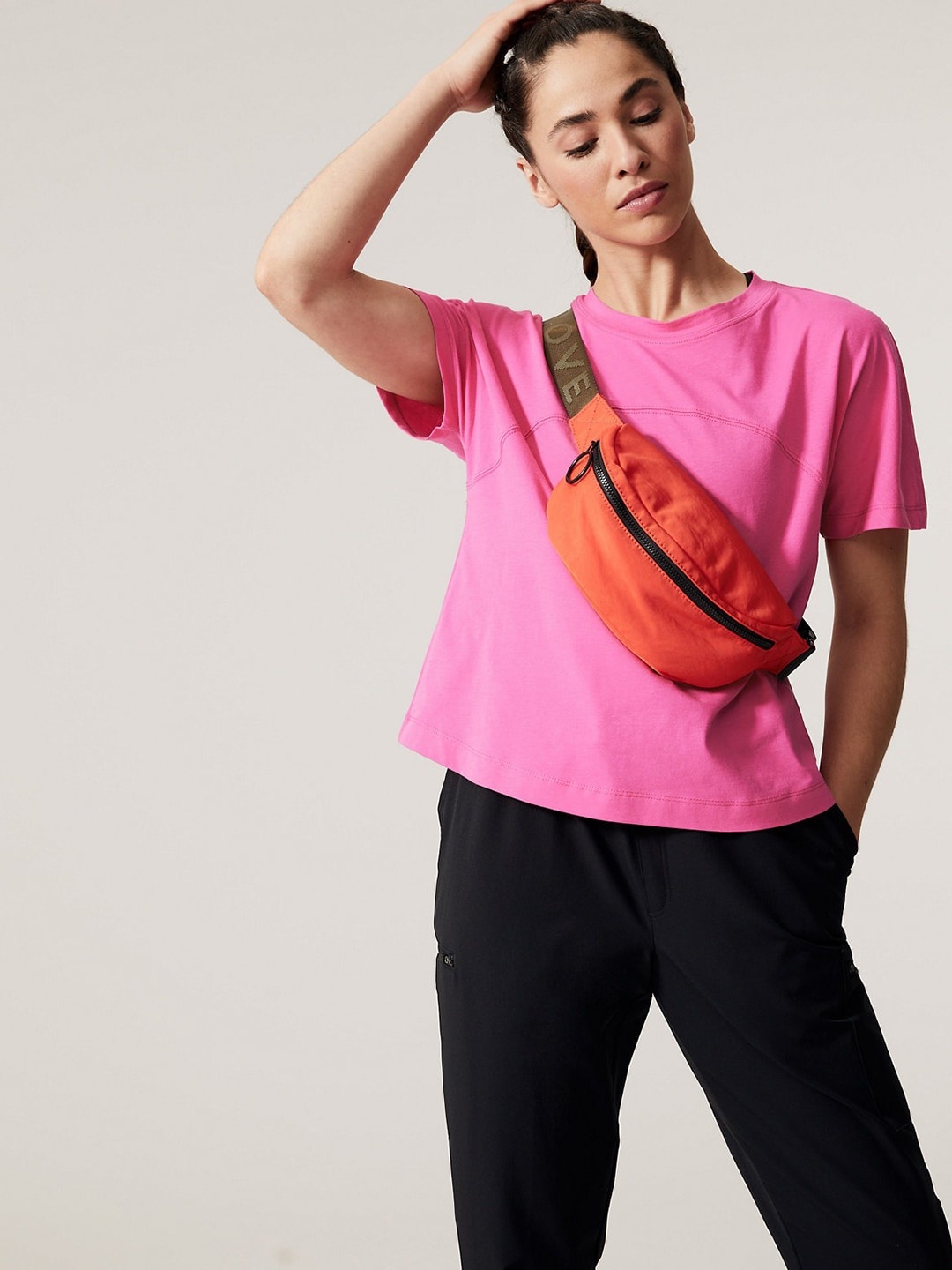

Marks & Spencer Women Pink Regular Fit T-shirt