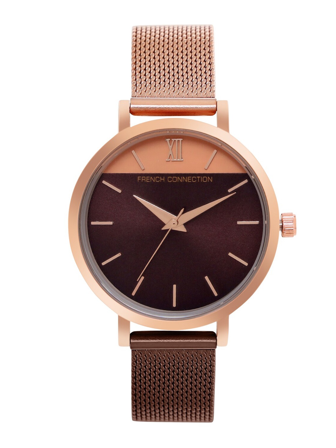 

French Connection Women Brown Stainless steel Analogue Watch