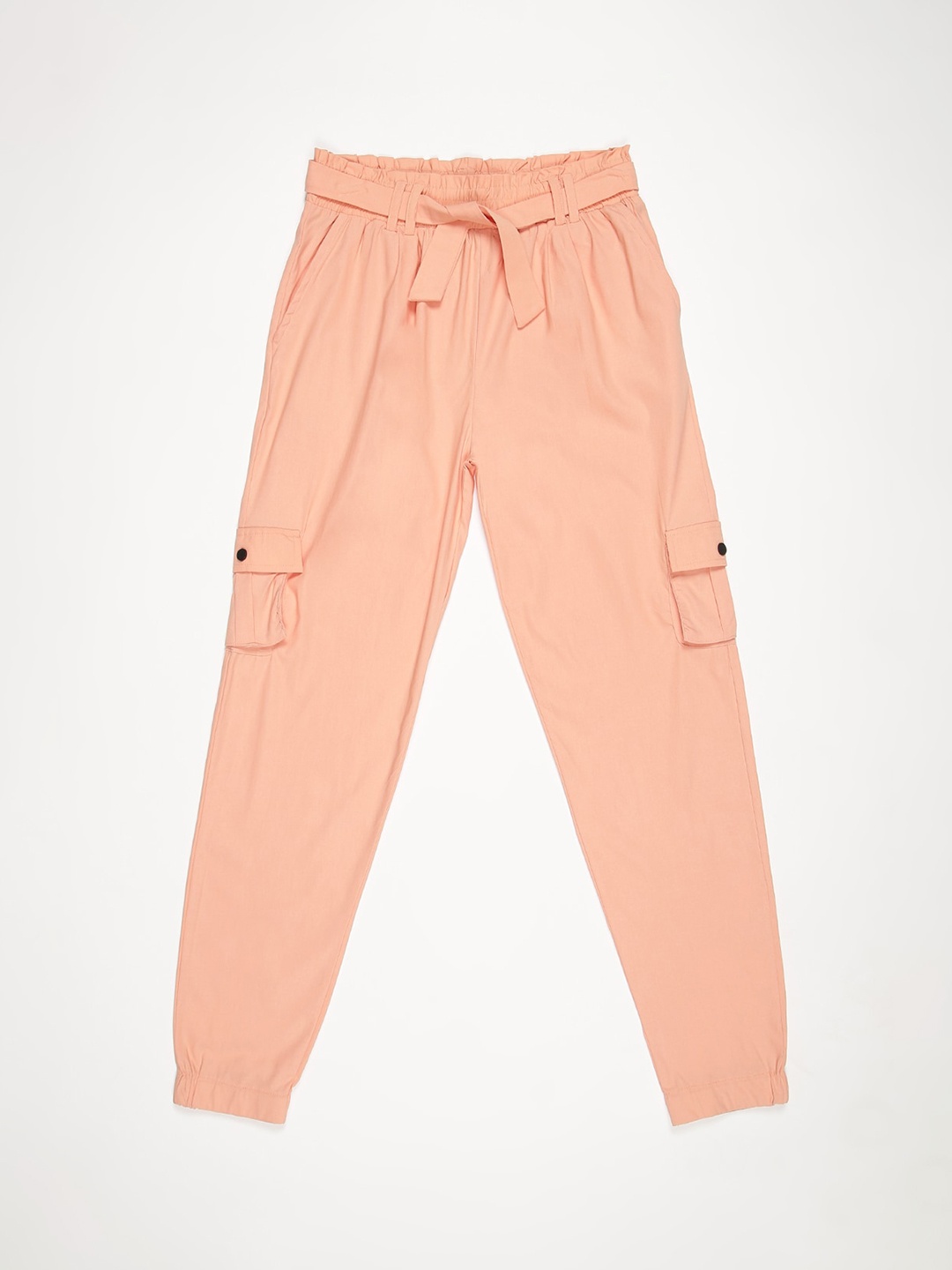 

V2 Value & Variety Girls Beige Colored Solid Cotton Lounge Pants