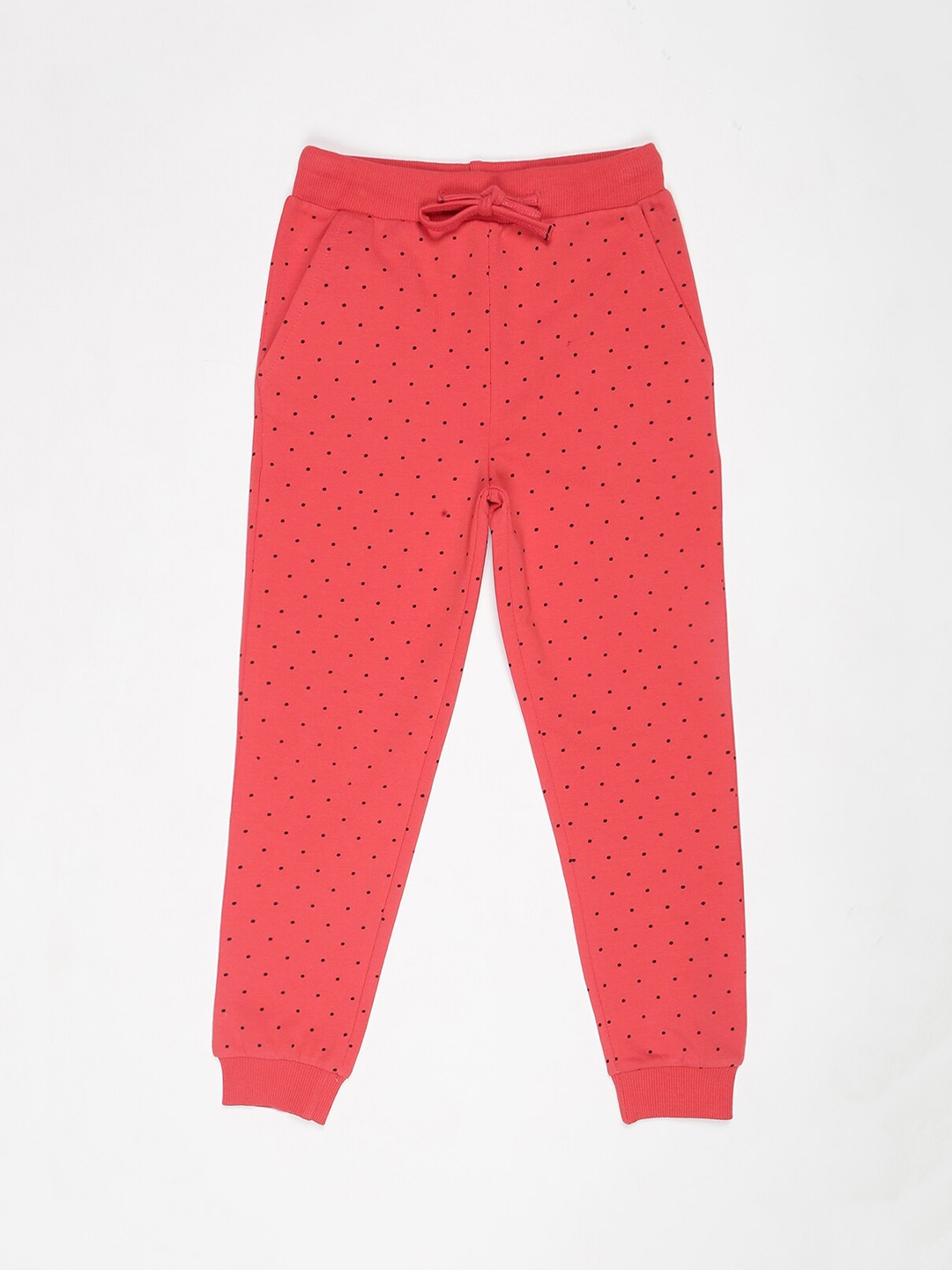 

V2 Value & Variety Girls Pink Cotton Printed Lounge Pants