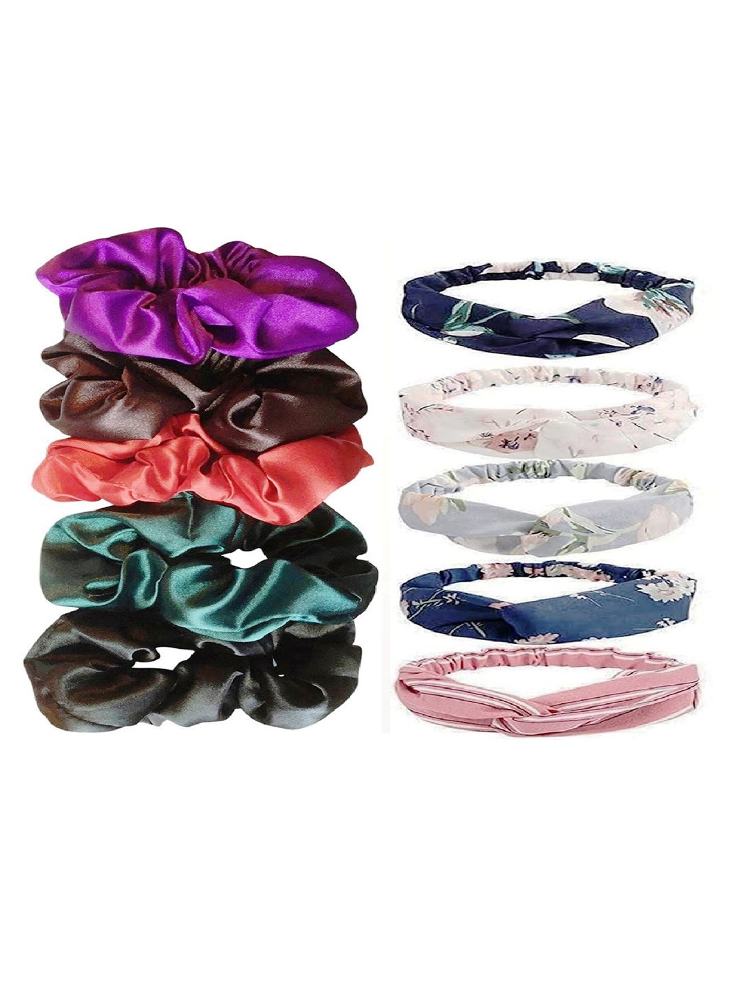 

DIAN Multicolor Pack of 10 Hair Accessory Set, Pink