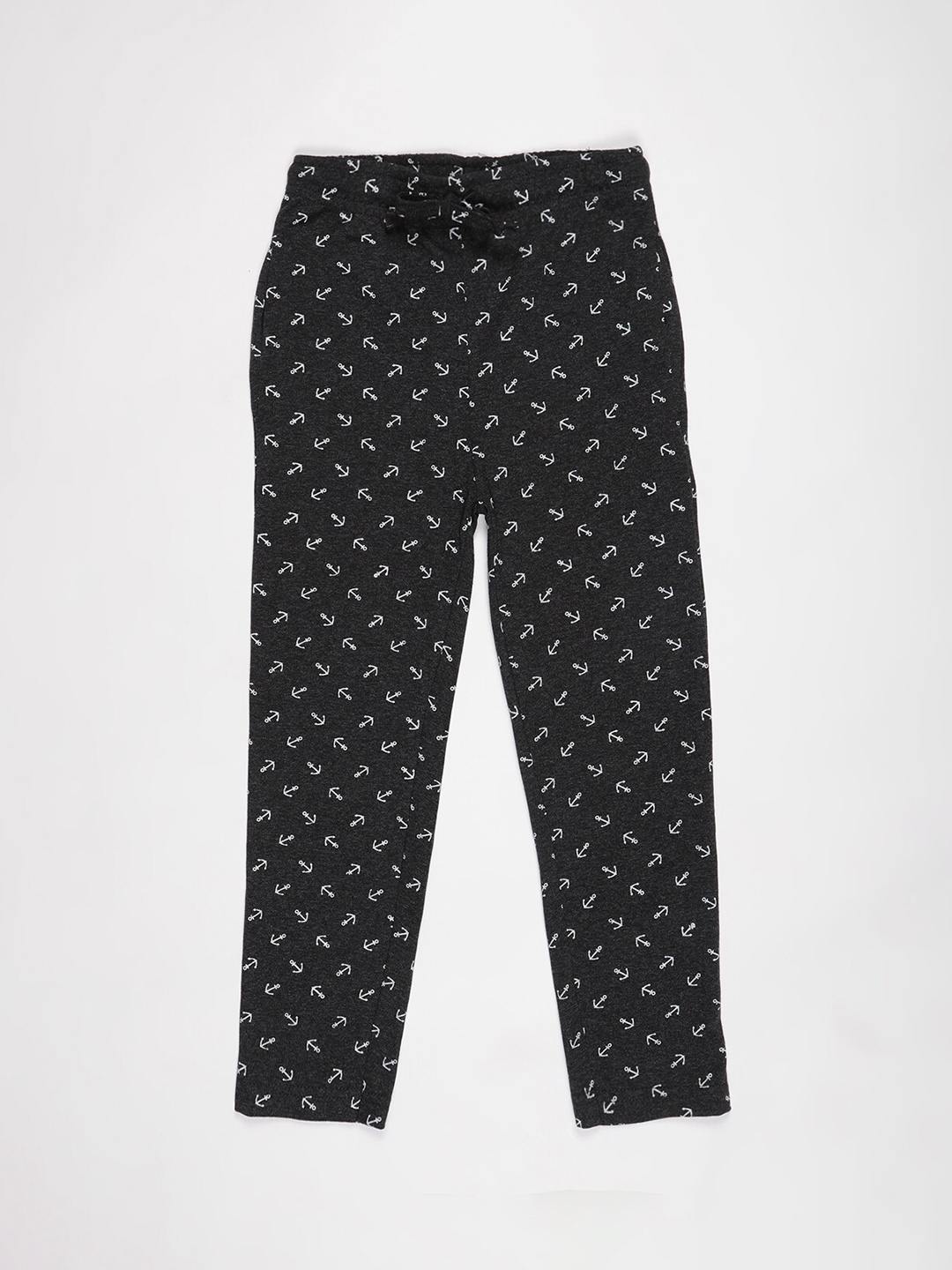 

V2 Value & Variety Boys Black Printed Cotton Lounge Pants