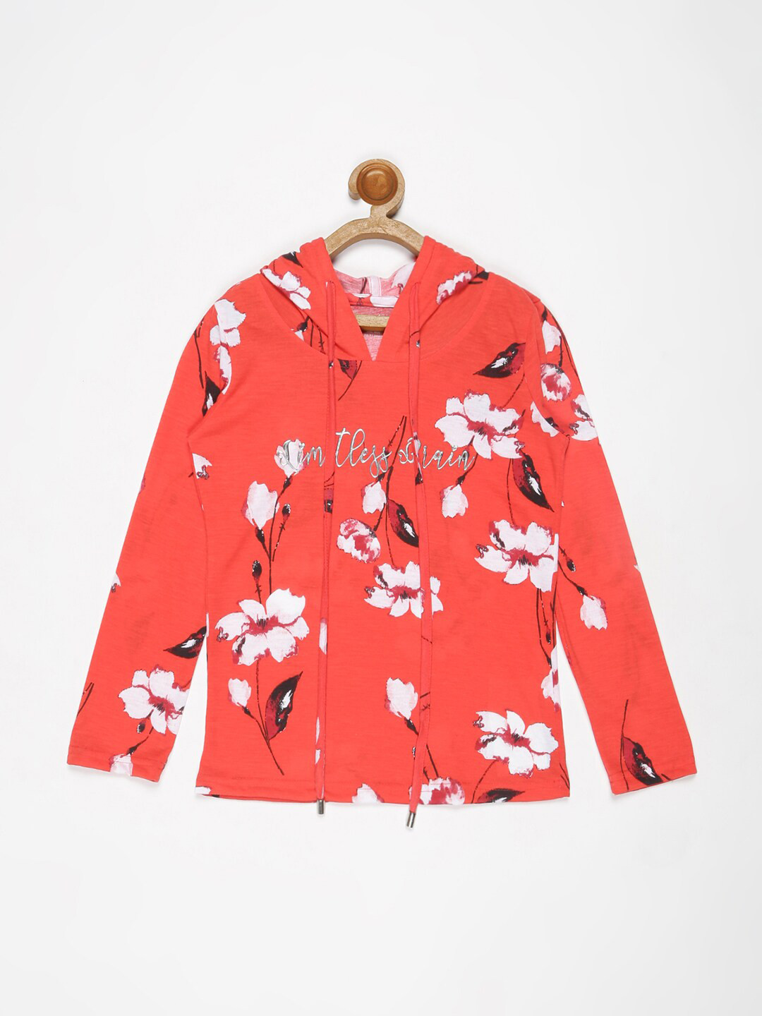 

V2 Value & Variety Red Floral Print Top