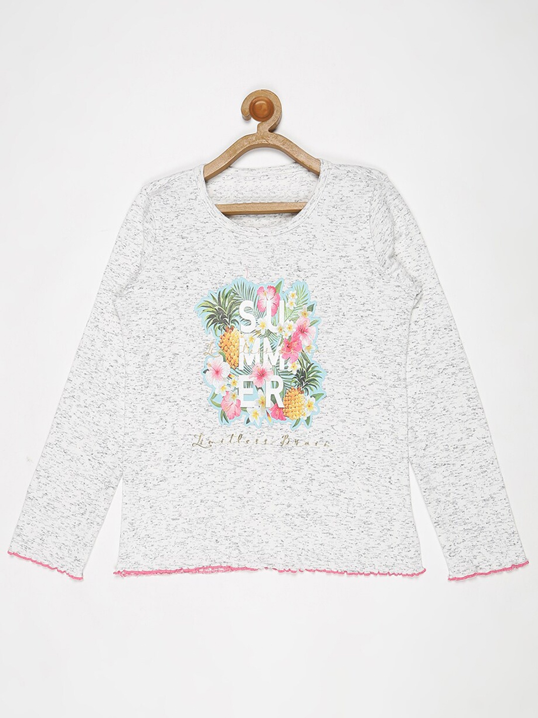 

V2 Value & Variety Grey Print Top