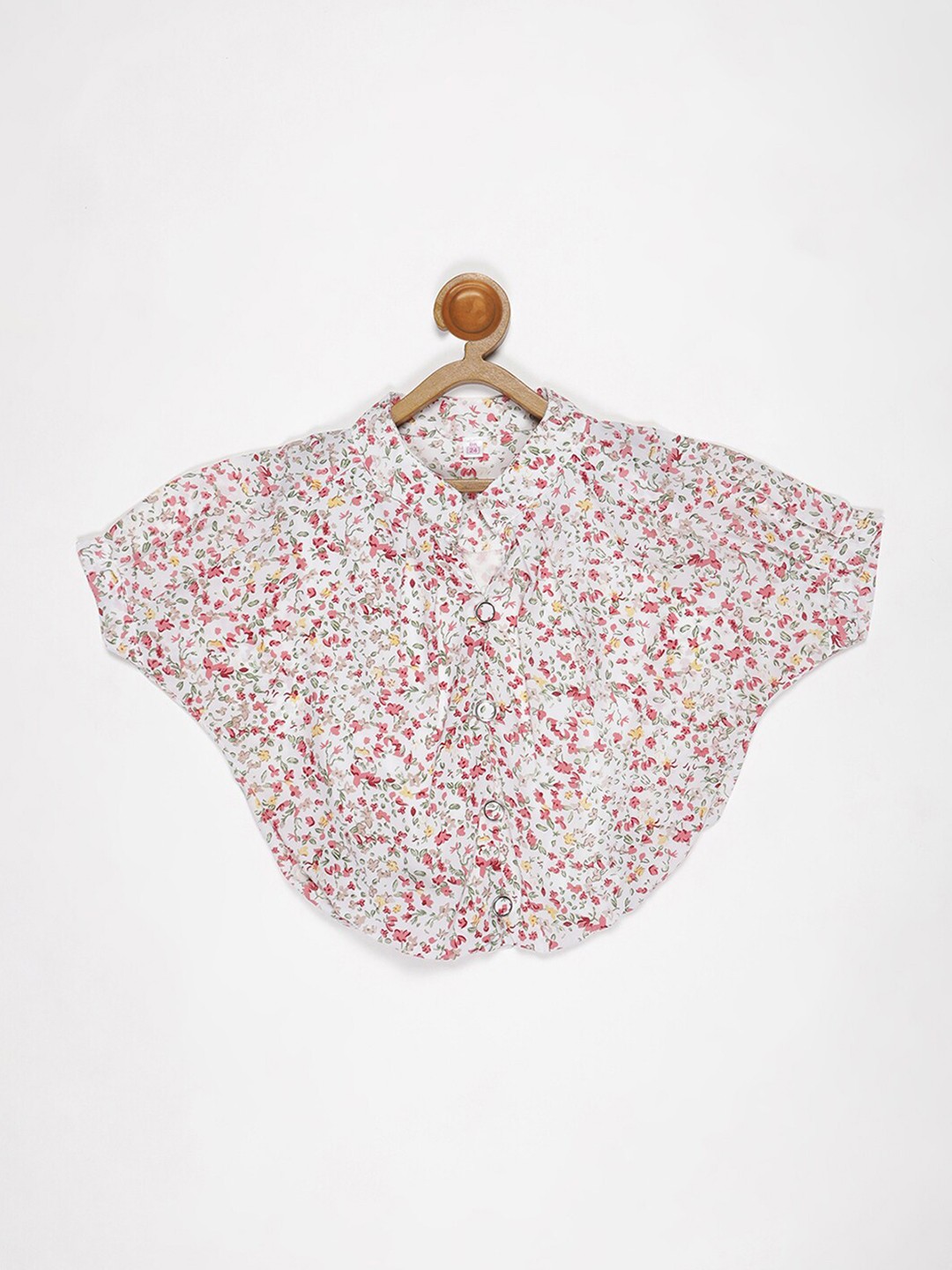

V2 Value & Variety White Floral Print Shirt Style Top