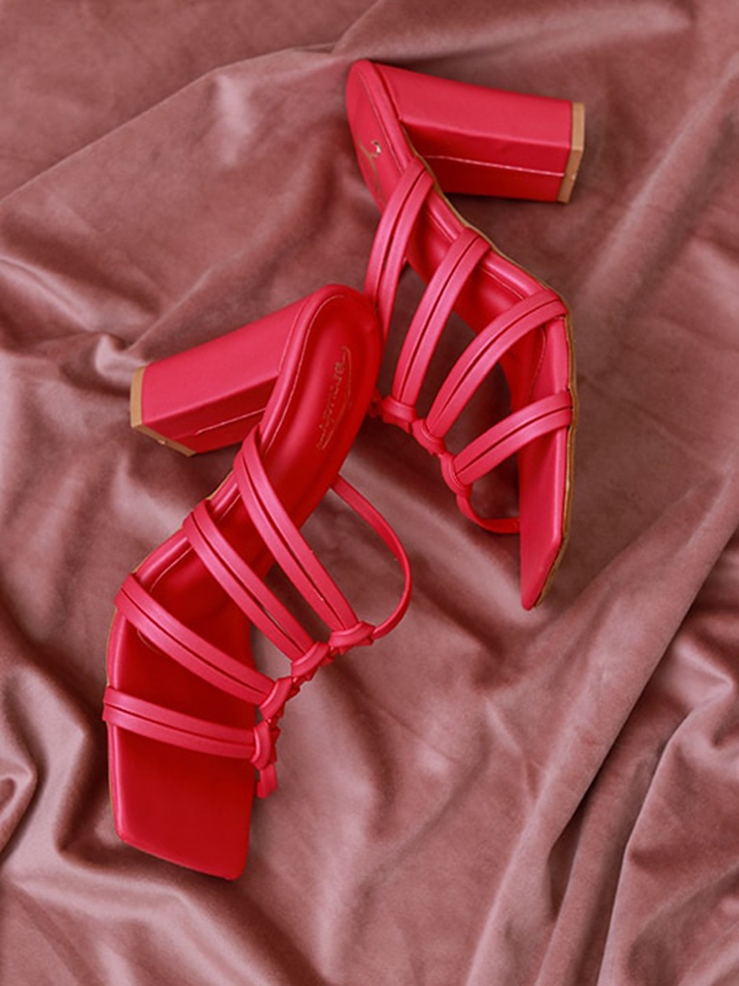 

Brauch women Pink Block Sandals