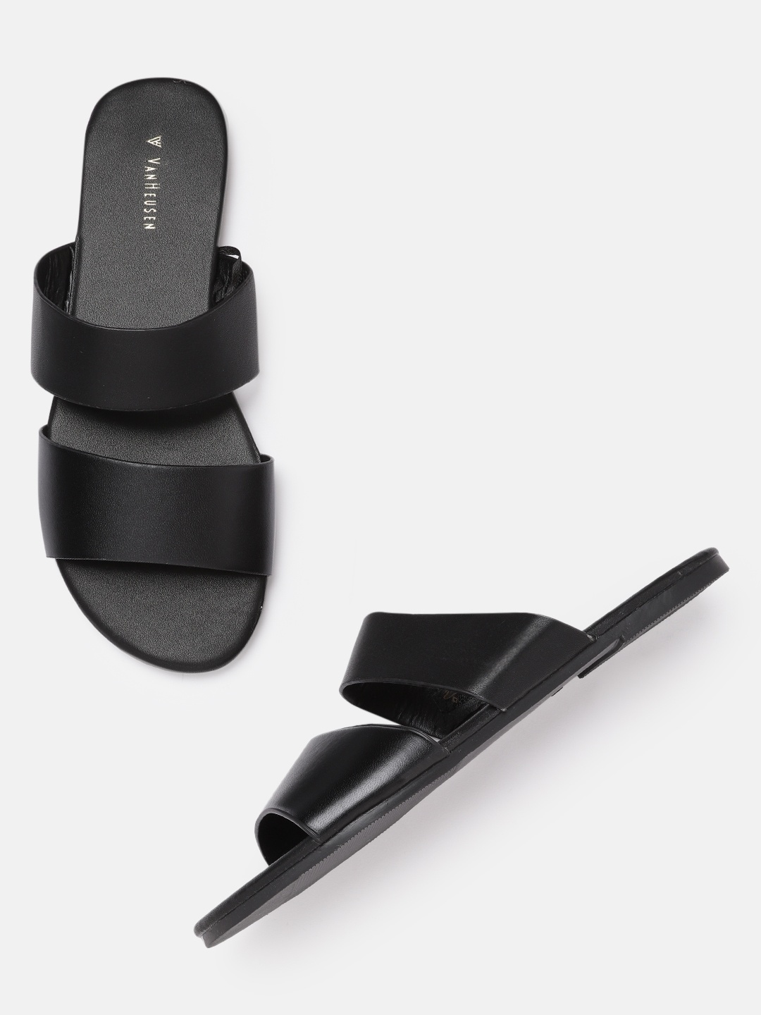 

Van Heusen Woman Black Solid Flats