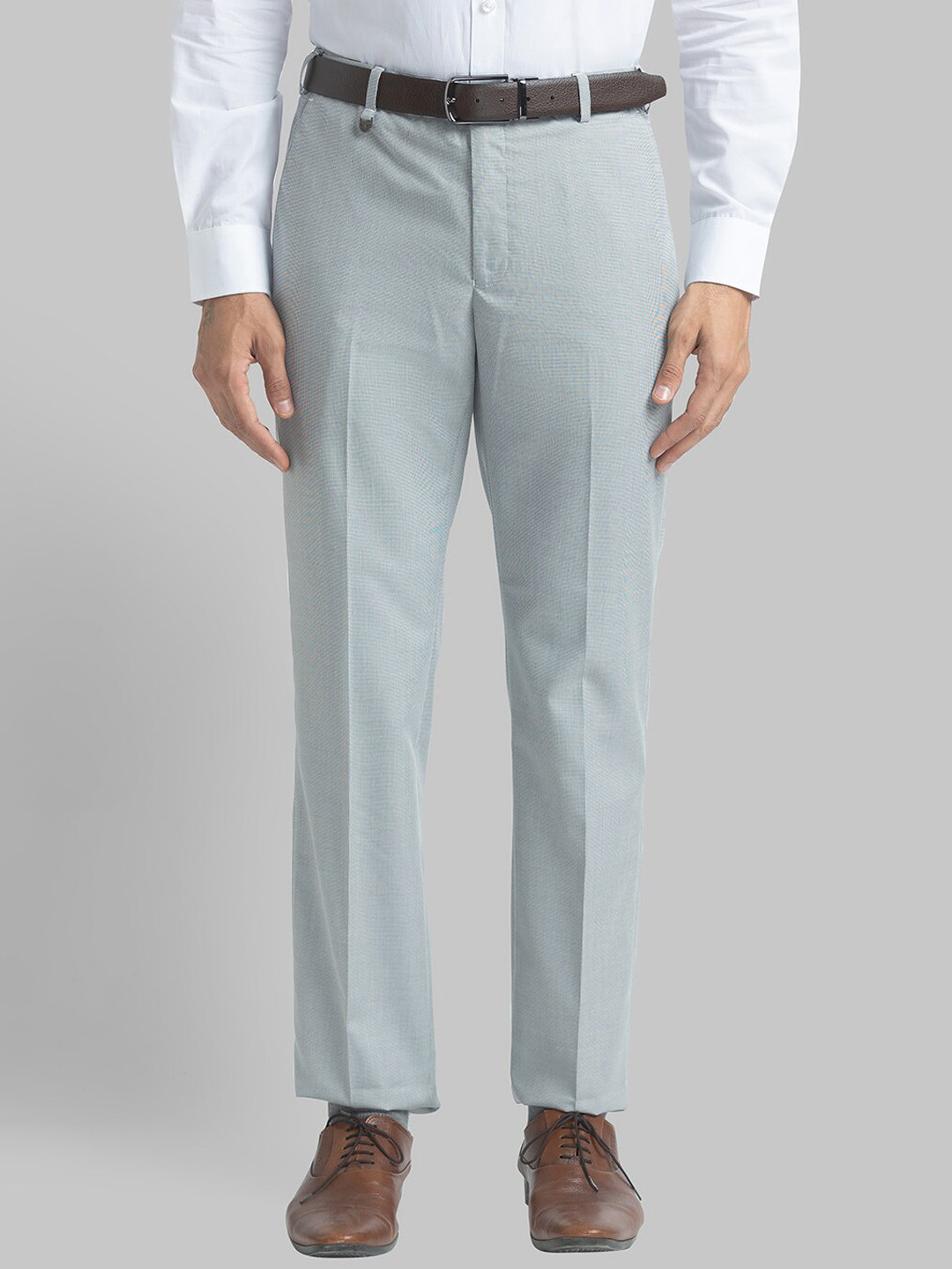 

Park Avenue Men Grey Trousers