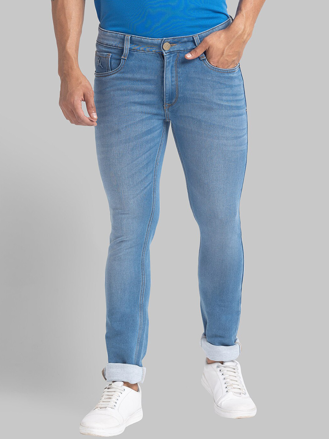 

Parx Men Blue Skinny Fit Light Fade Jeans