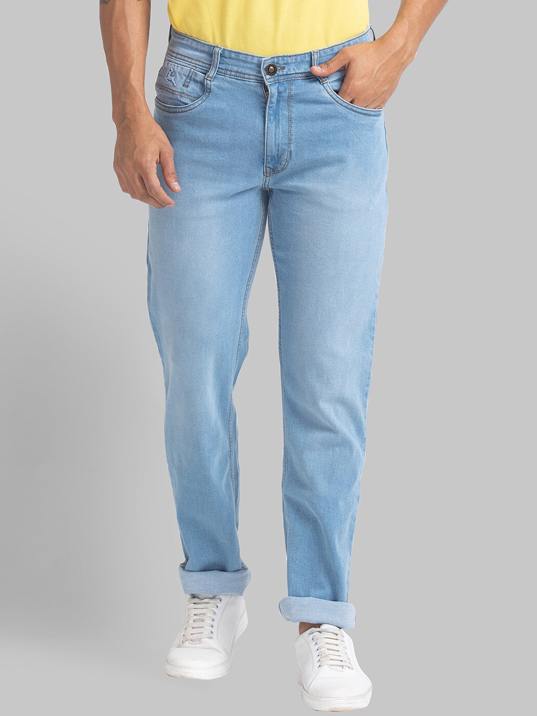 

Parx Men Blue Heavy Fade Jeans