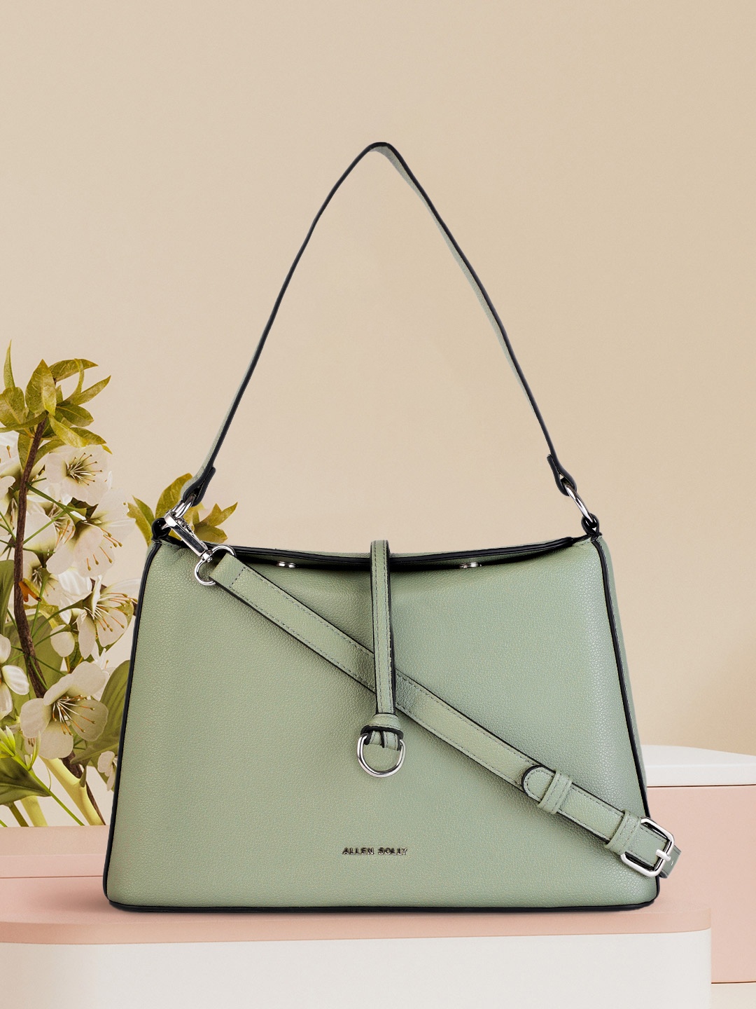 

Allen Solly Women Green Structured Shoulder Bag