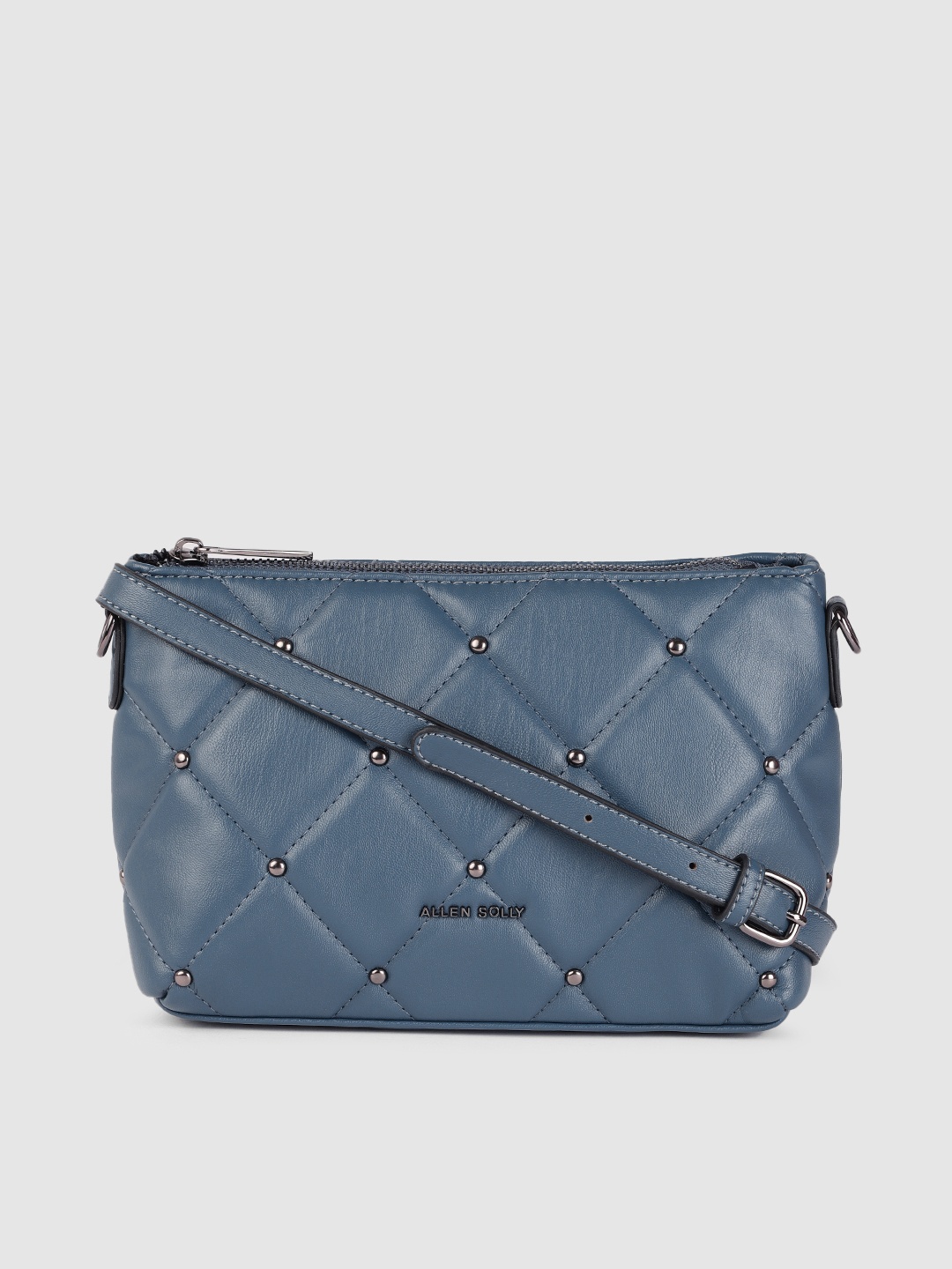 

Allen Solly Blue Quilted Sling Bag