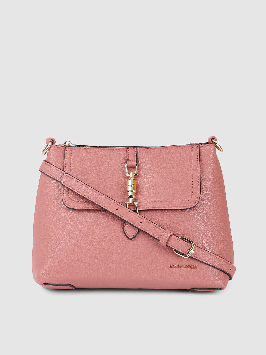 

Allen Solly Rose Solid Structured Sling Bag
