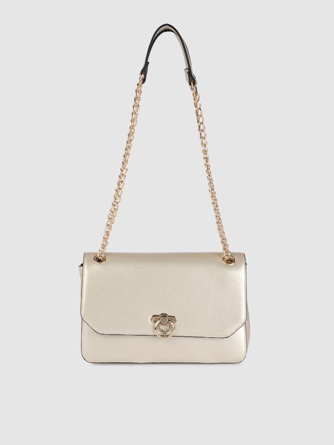

Allen Solly Silver-Toned Solid Shoulder Bag