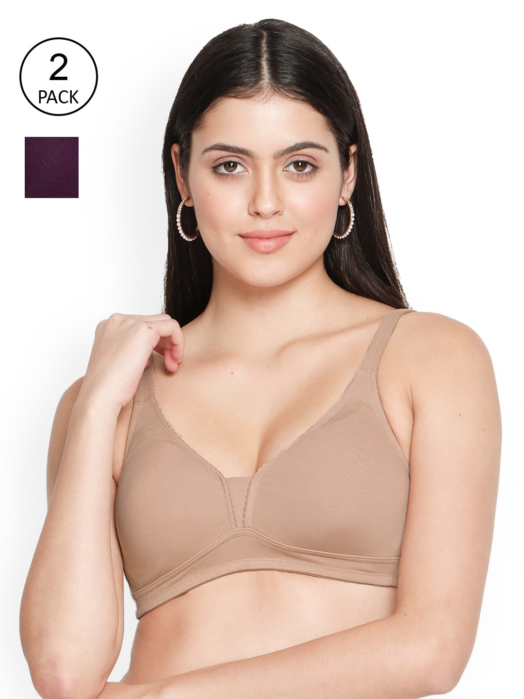 

Susie Women Black & Beige Lightly Padded Bra