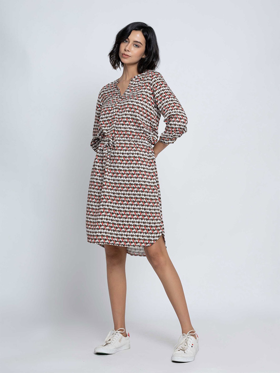 

B.Copenhagen Red A-Line Dress