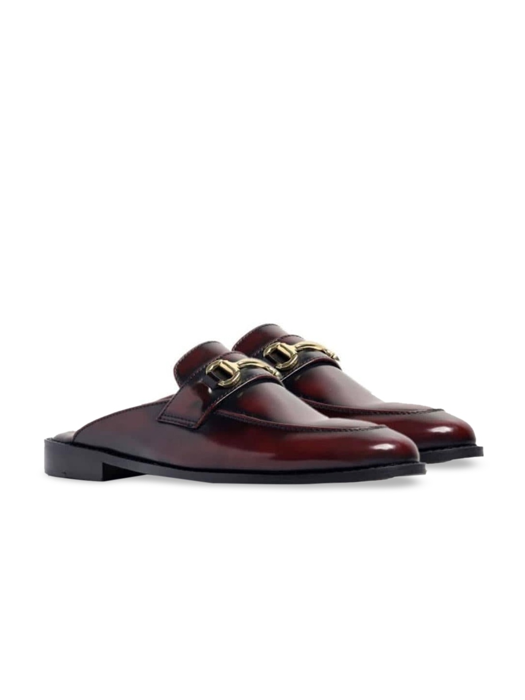 

GRIFFIN Men Brown Solid Mules