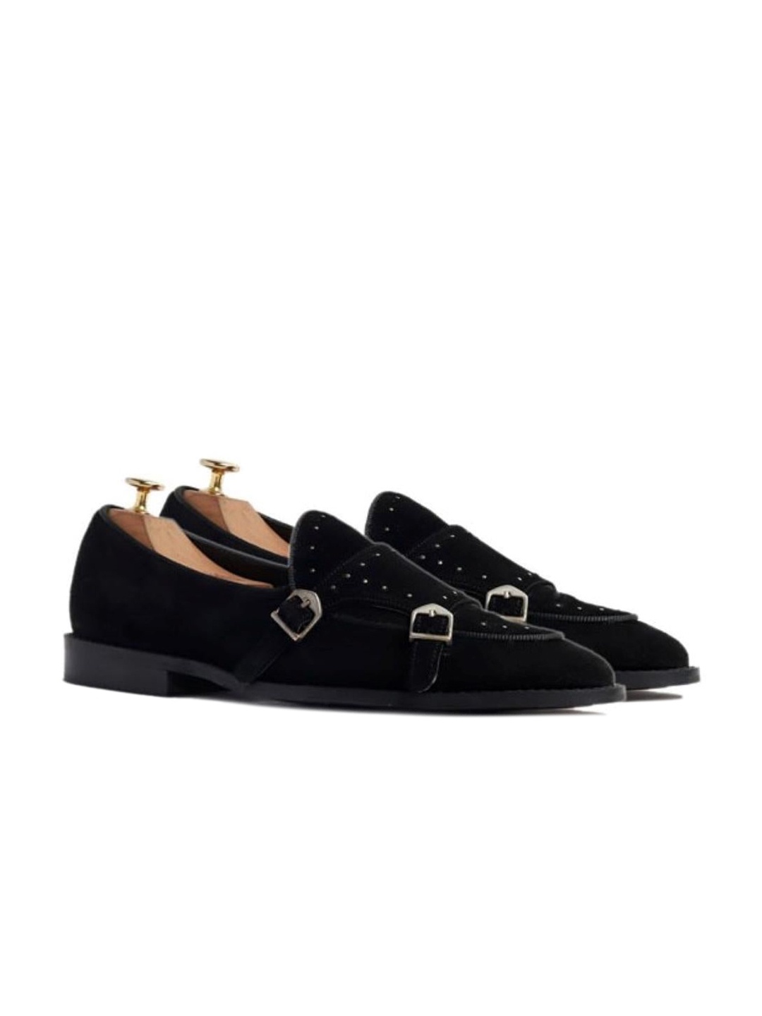 

GRIFFIN Men Black Suede Loafers