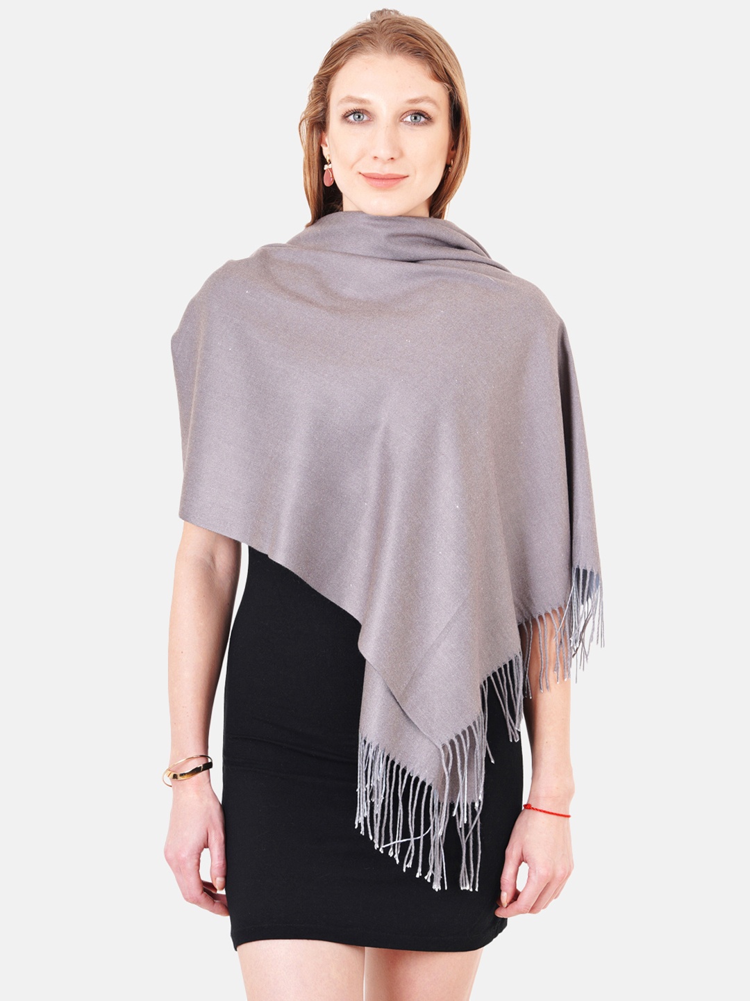 

MUFFLY Women Purple & Grey Stole