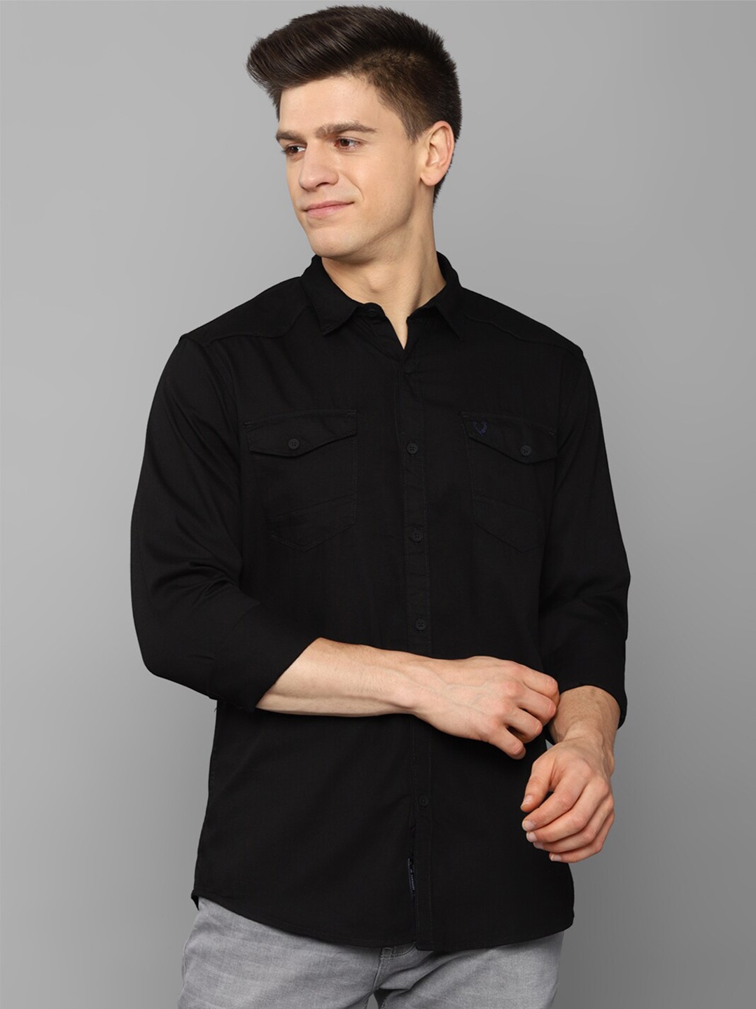 

Allen Solly Sport Men Black Casual Shirt