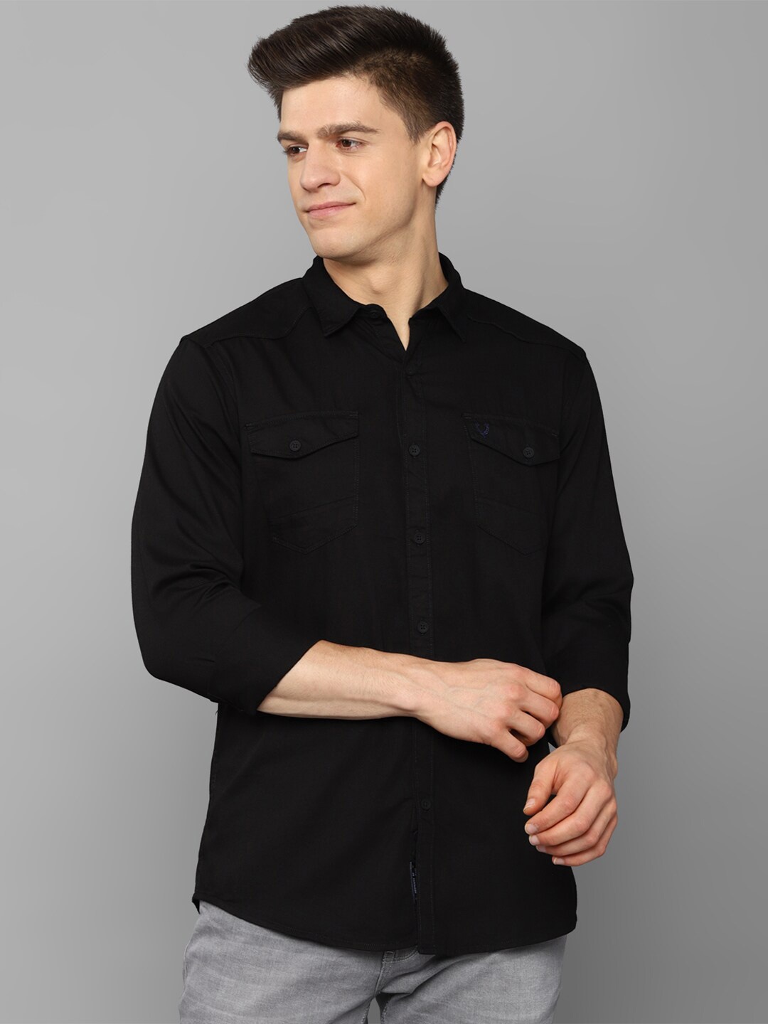

Allen Solly Sport Men Black Casual Shirt