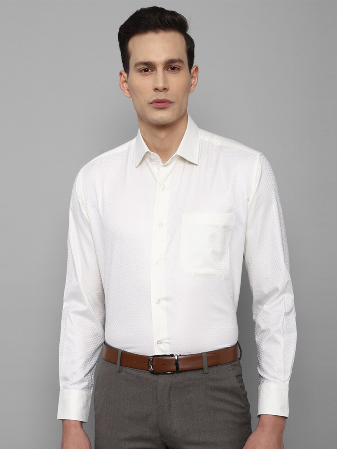 

Luxure by Louis Philippe Men White Formal Shirt