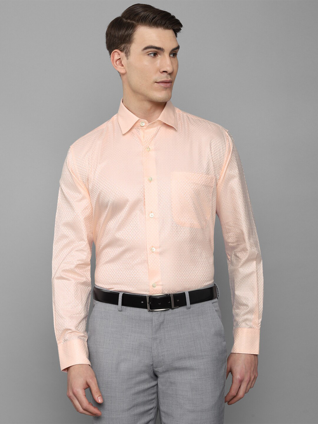 

Luxure by Louis Philippe Men Beige Formal Shirt