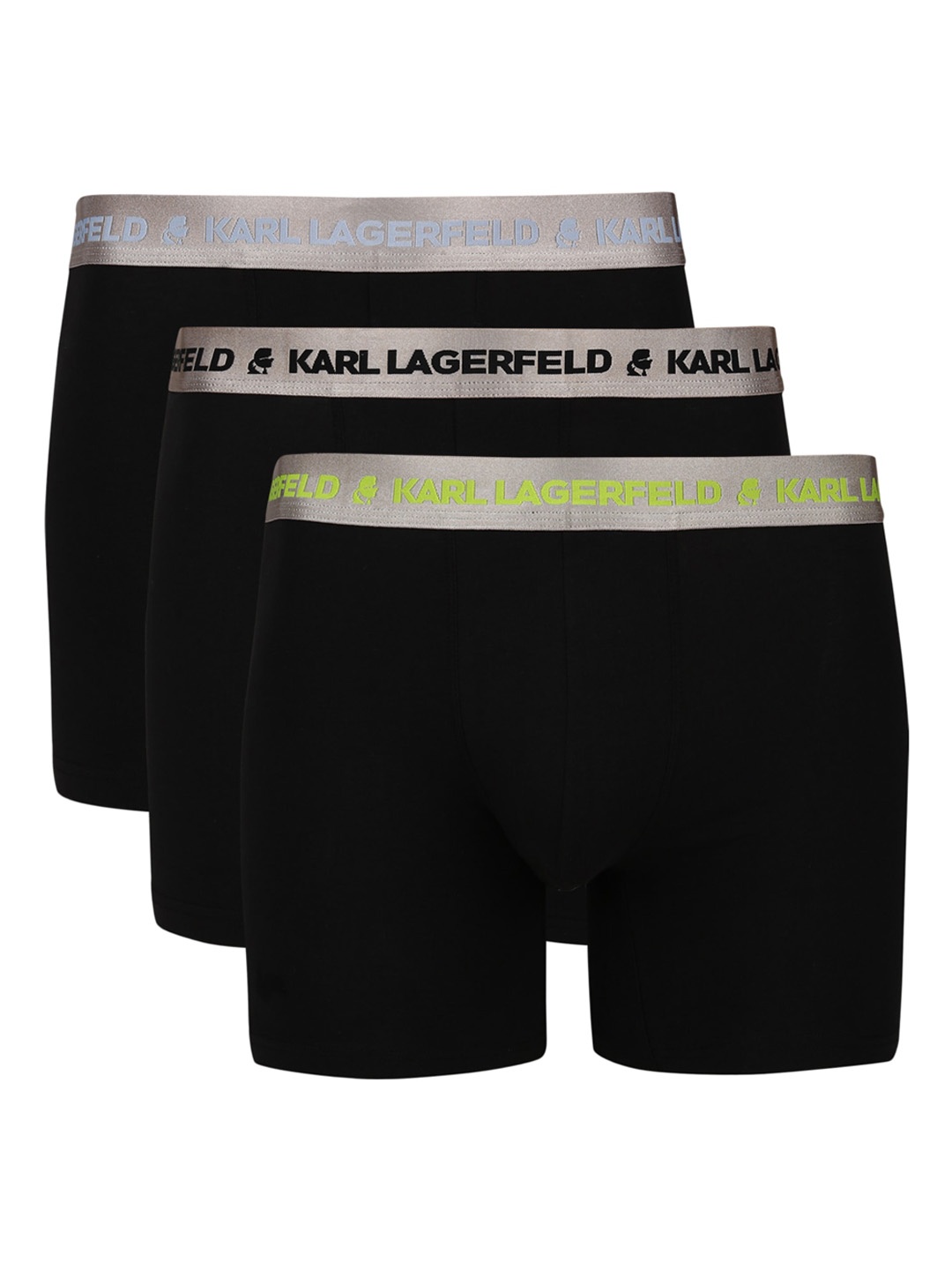 

Karl Lagerfeld Men Pack Of 3 Black Solid Cotton Trunks 0102095245A22009A68