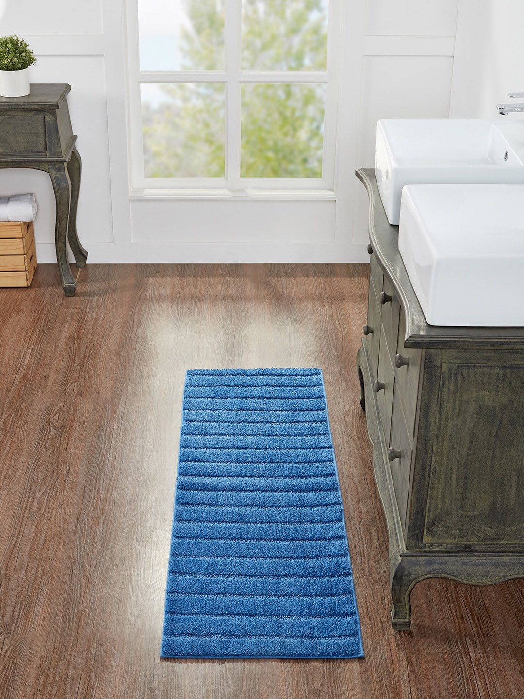 

Pano Blue Vertical Stripes 1600 GSM FRS Bathmat