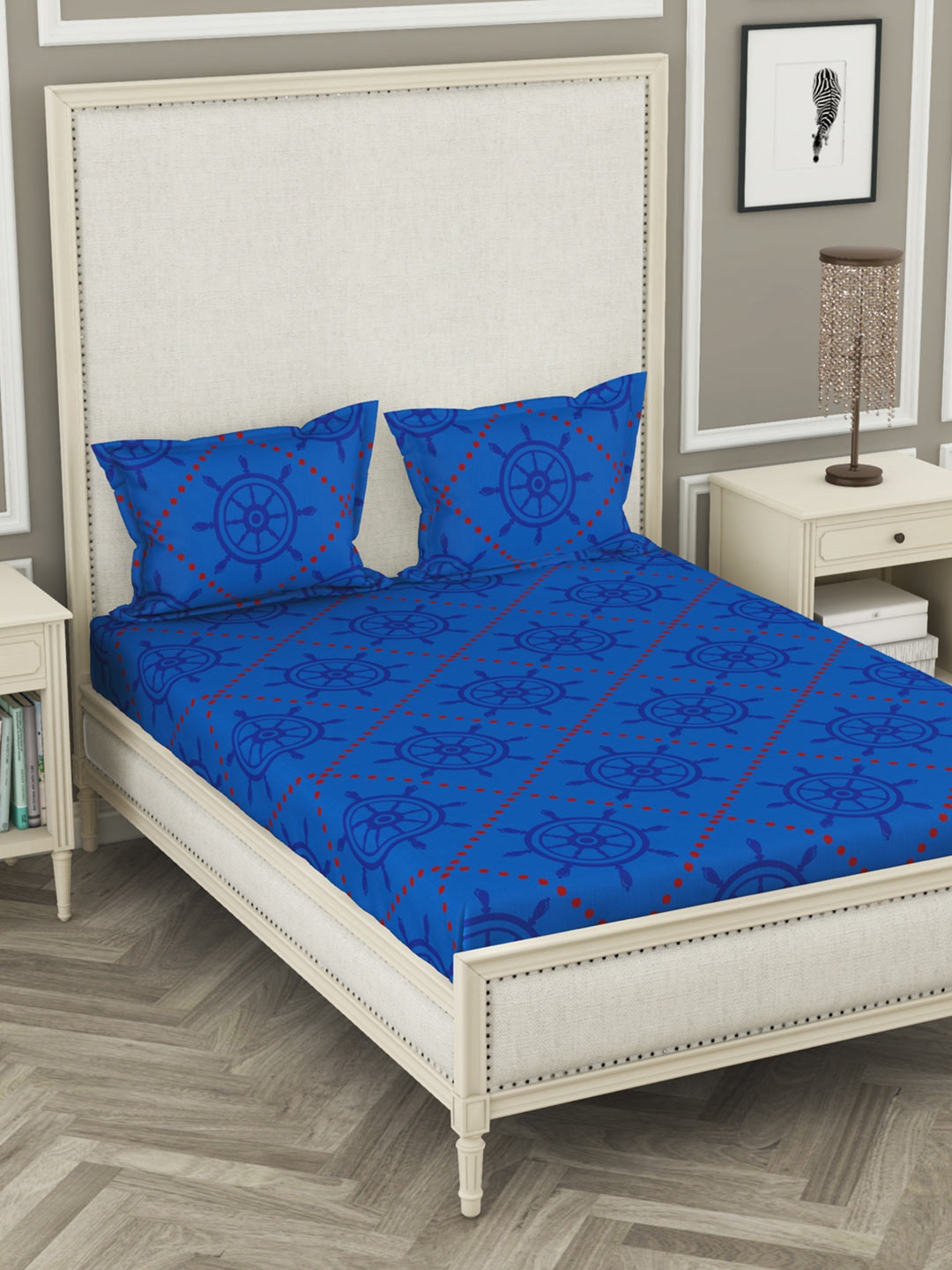 

BIANCA Unisex Blue Bedsheets