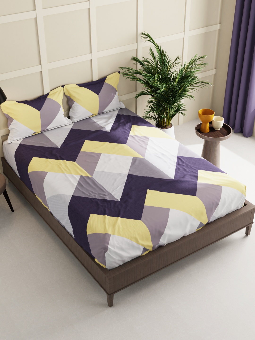 

KOPA Unisex Multi Bedsheets, Grey melange