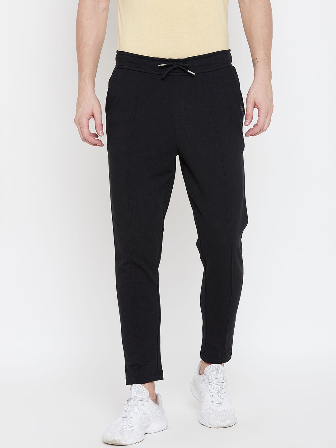 

HARBOR N BAY Men Black Solid Track Pants