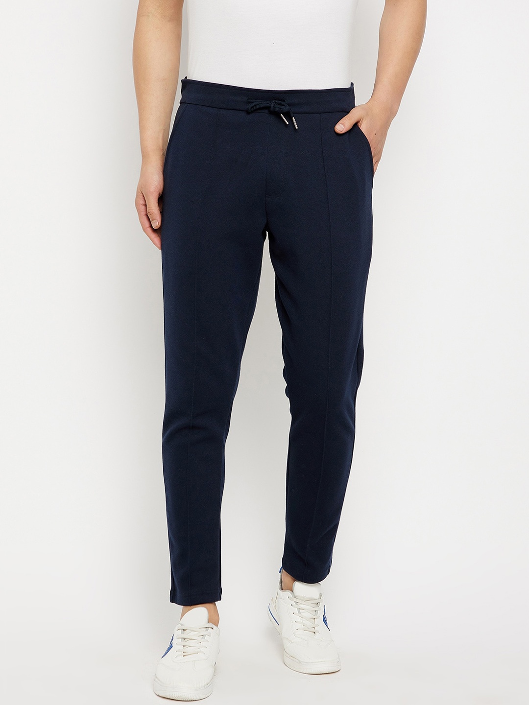 

HARBOR N BAY Men Blue Solid Track Pants