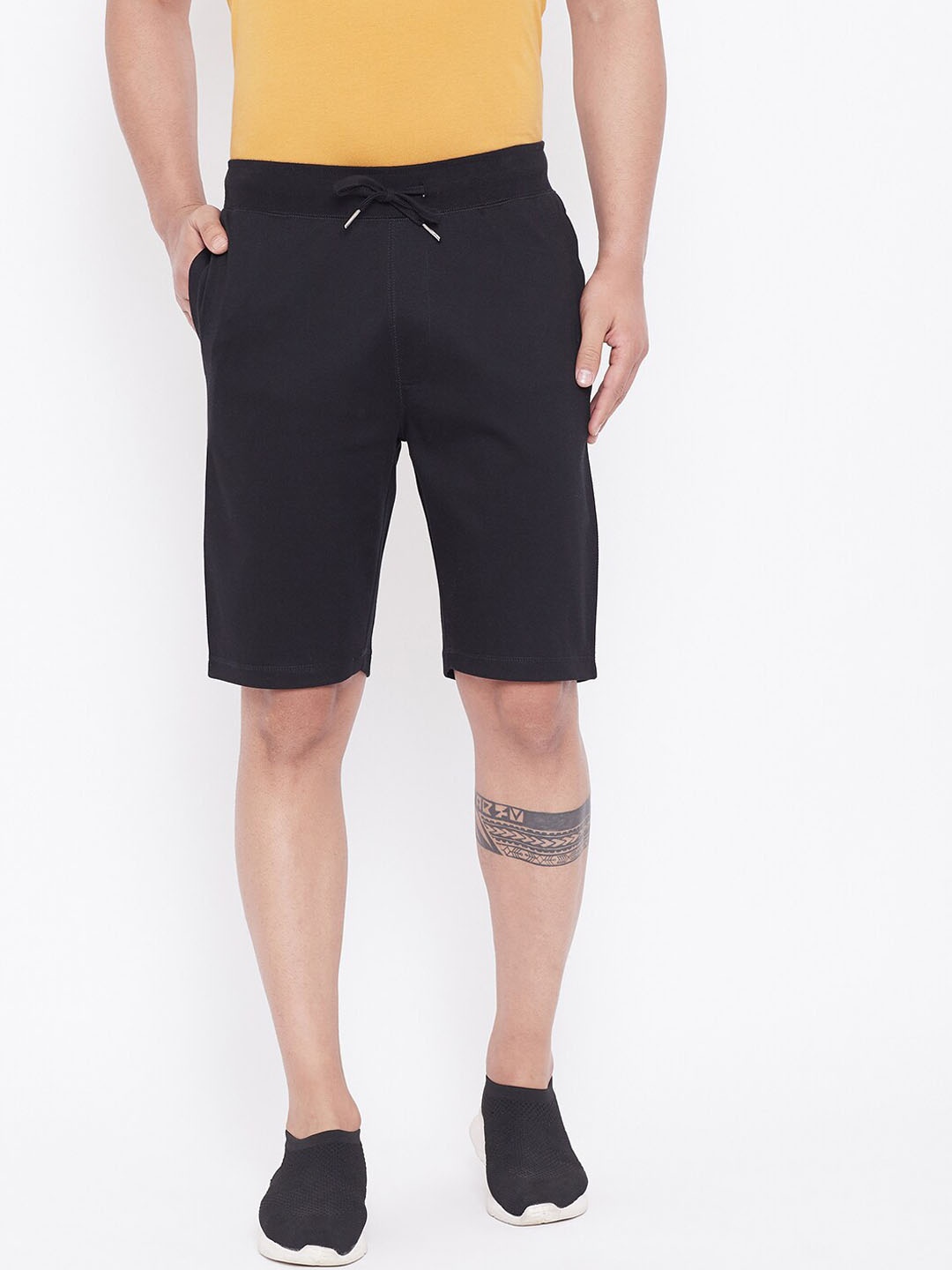 

HARBOR N BAY Men Black Training or Gym Shorts