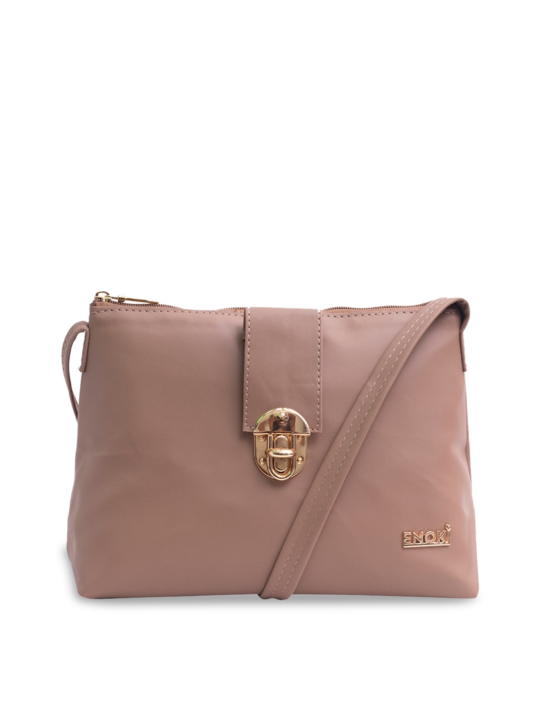 

ENOKI Beige Structured Sling Bag