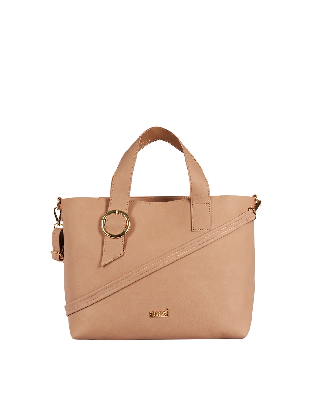

ENOKI Rose Structured Handheld Bag with Tasselled
